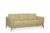 Malaga Cream Leather Sofa Model 55005 By ACME Furniture